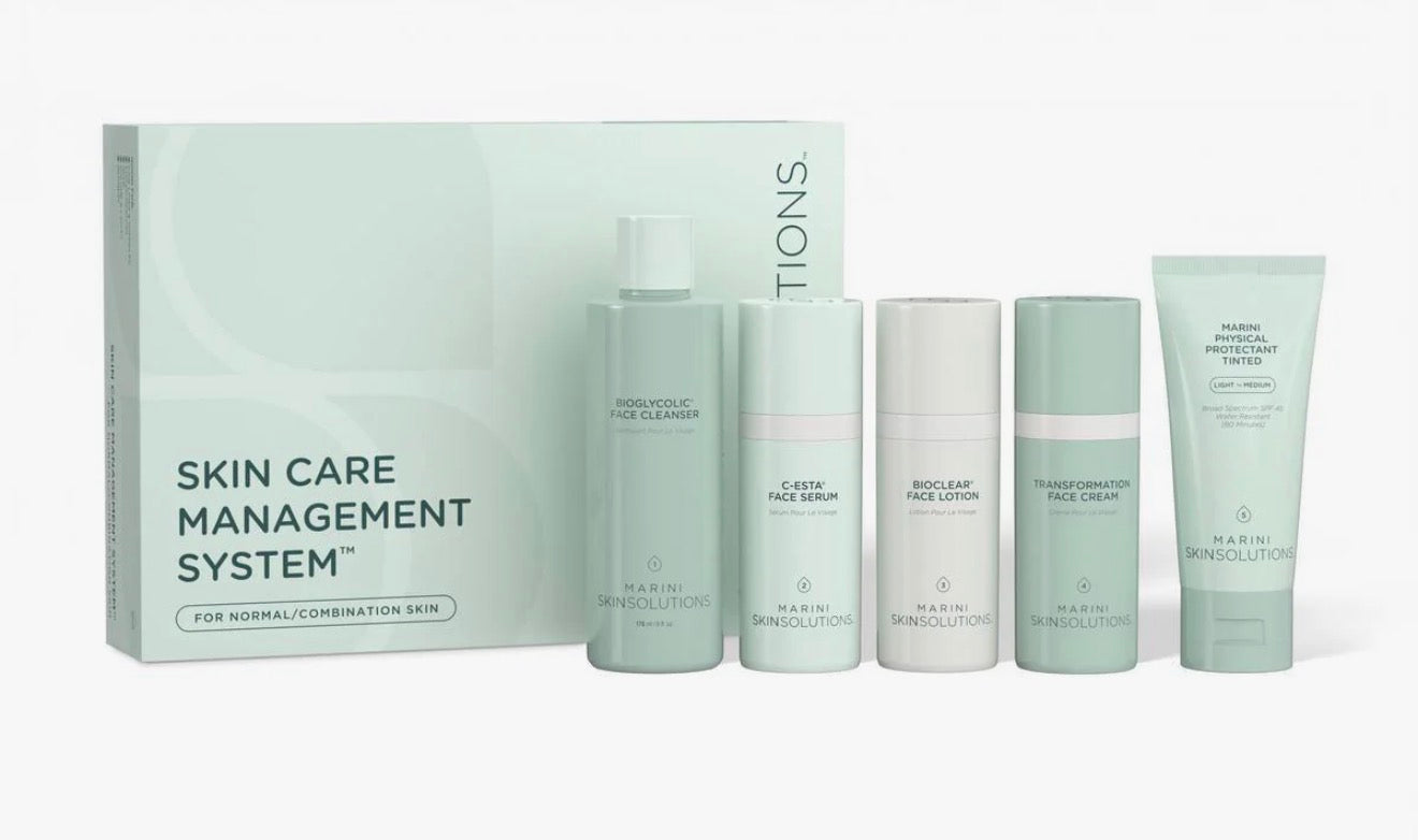 Skin Care Management System™ | Norma/ Combo Marini Physical Protectant SPF 45 Tinted Marini Skin Solutions