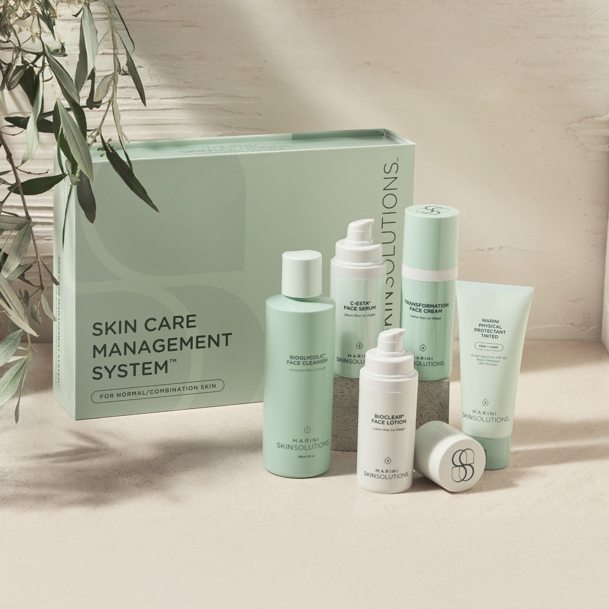 Jan Marini Skincare Management System- Normal/Combo Marini Physical Protectant Tinted SPF 45 Jan Marini